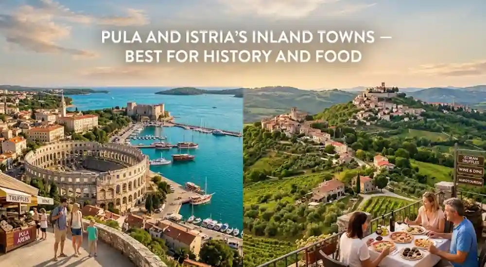 Pula and Istria's Inland Towns — Best for History and Food