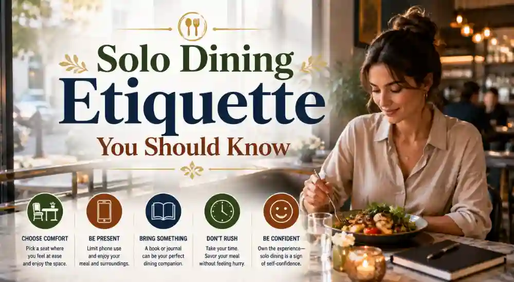 Solo Dining Etiquette You Should Know